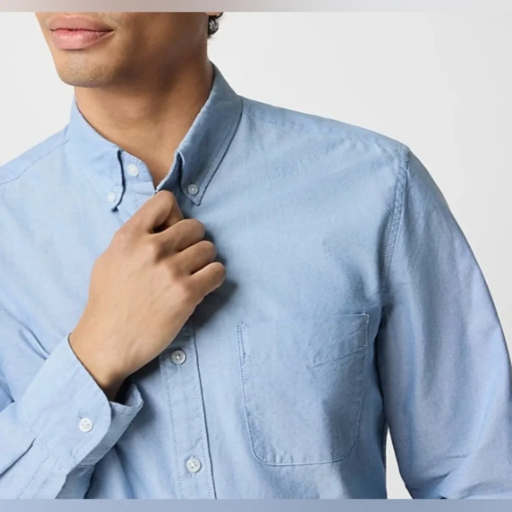 NWT J Crew Men's Slim Flex Oxford Shirt